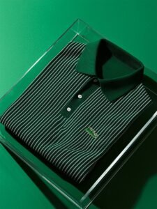 Balltoy Men's Business Casual Striped Button Short Sleeve Shirt