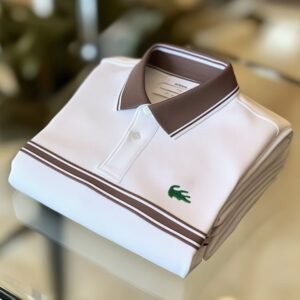 Men's Business Casual Logo Button Short Sleeve