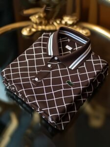 Balltoy Men's Classic Business Logo Button Short Sleeve  Shirt