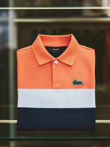 Men's Classic Business Crocodile Logo Short Sleeve