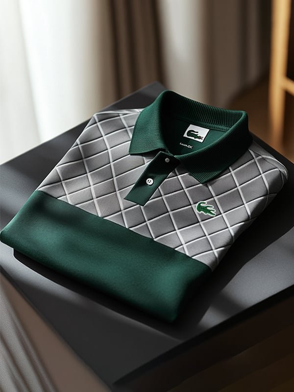 Men's Classic Contrast Logo Short Sleeve