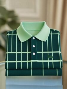 Balltoy Men's Classic Business Logo Button Short Sleeve Shirt