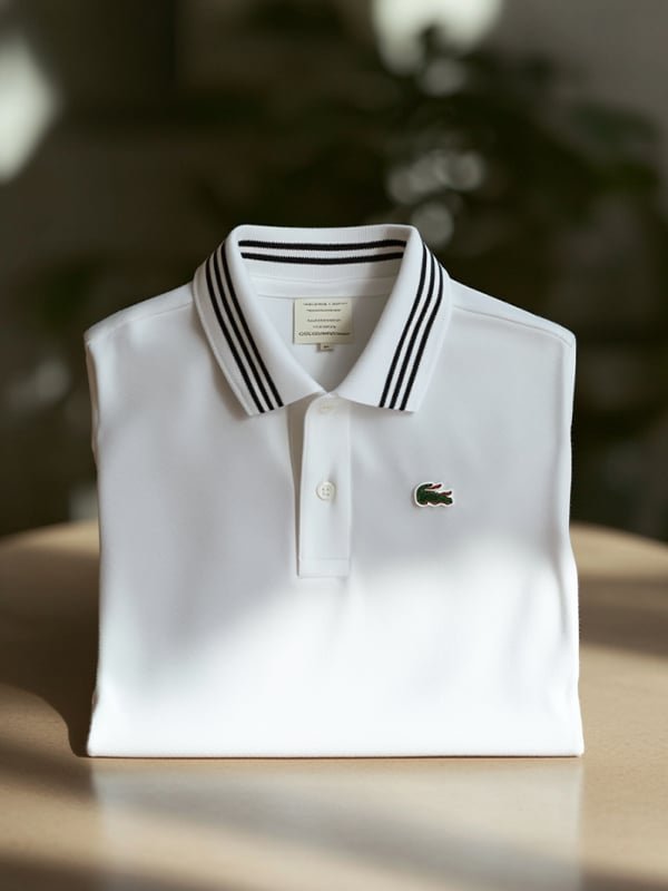 Balltoy Men's Classic Business Crocodile Logo Short Sleeve Shirt