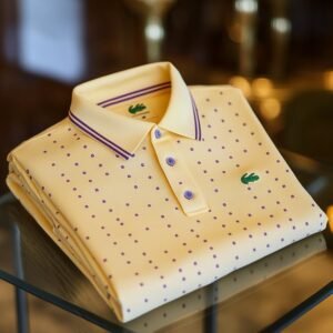 Men's Classic Business Logo Button Short Sleeve